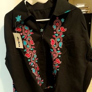divikra Women's Western Rodeo, Showmanship, Horsemanship, Pleasure Show Jacket